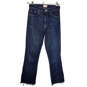 Mother Jeans The Insider Crop Step Fray Step Fray in Clean Sweep Size 24
